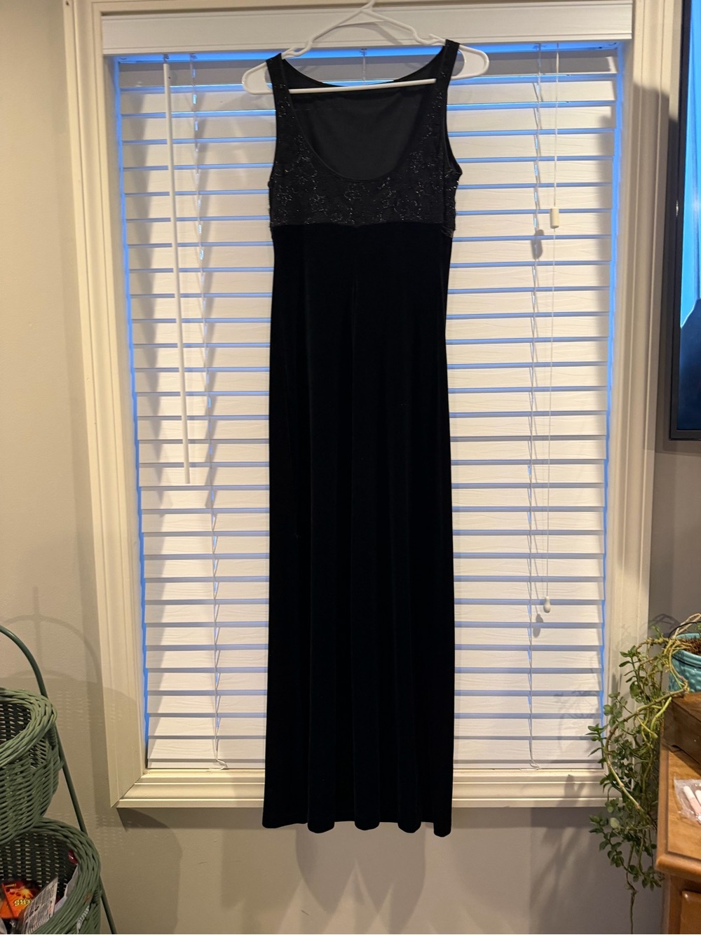 My Michelle Black Satin Dress